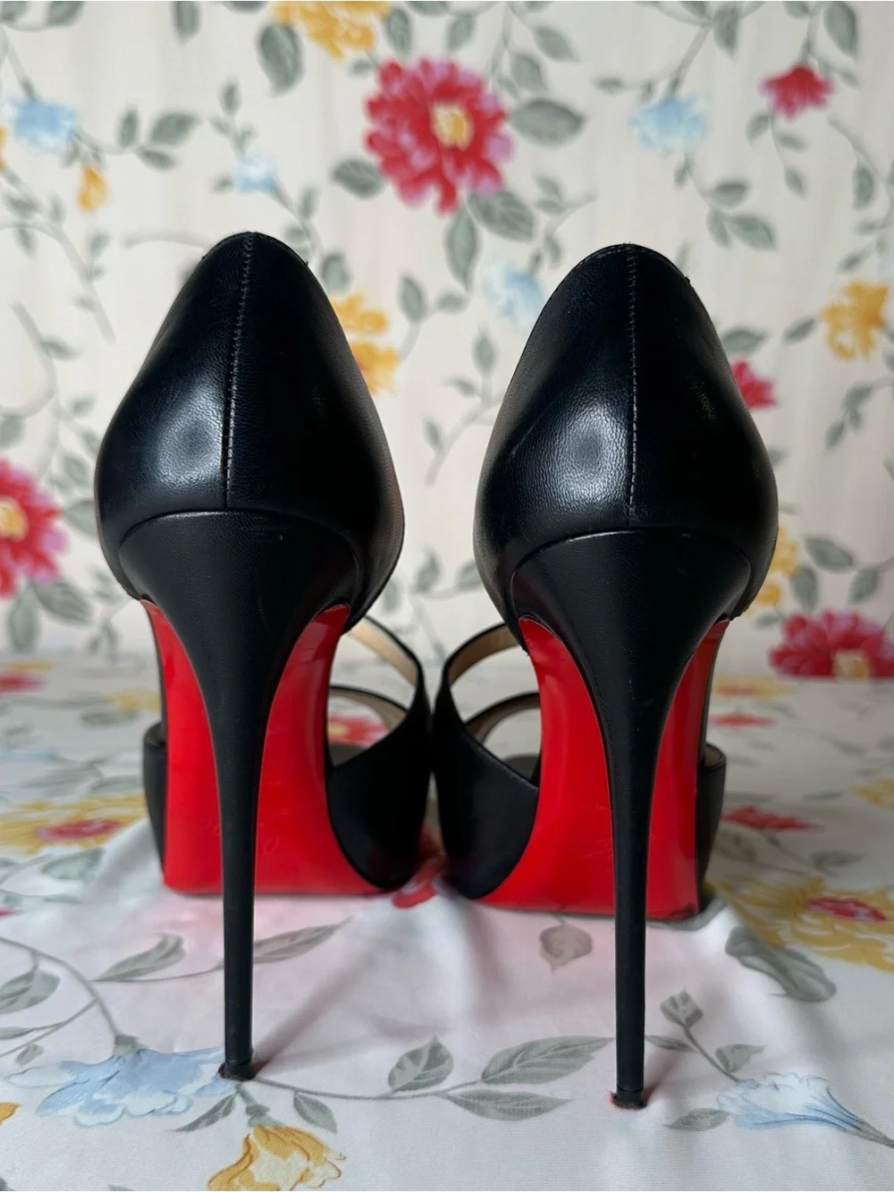 CHRISTIAN LOUBOUTIN- Authentic- Catchy Two 120 Kid Heels Great Condition Size 40